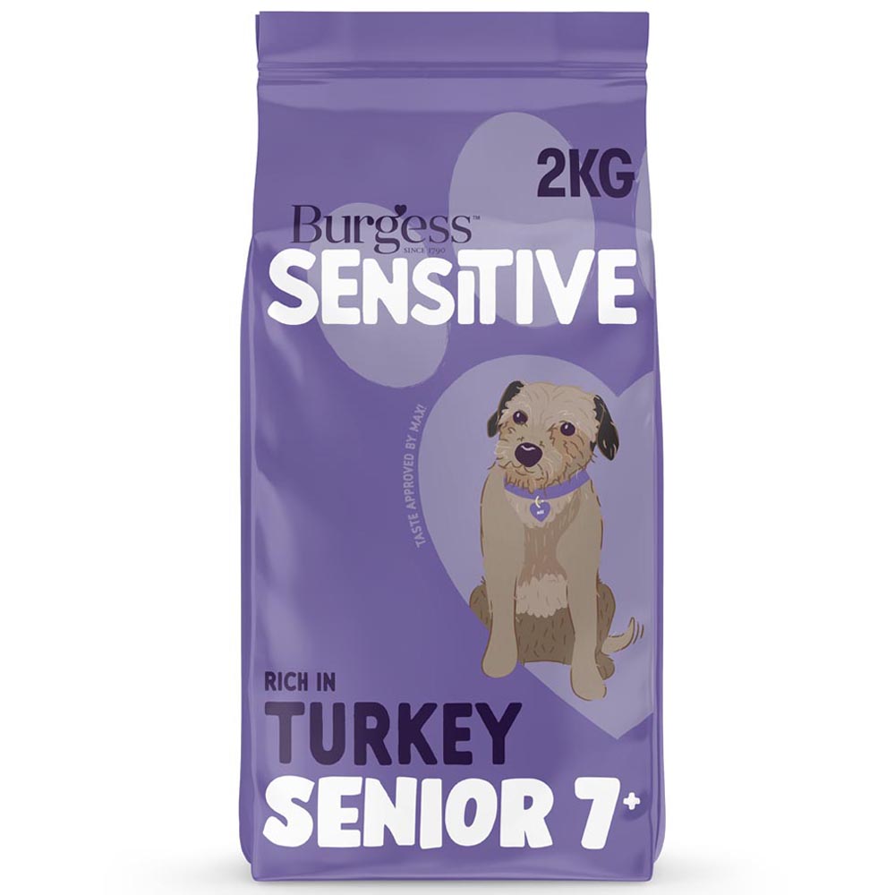 Burgess Sensitive Senior Dog Food 2kg Image 1