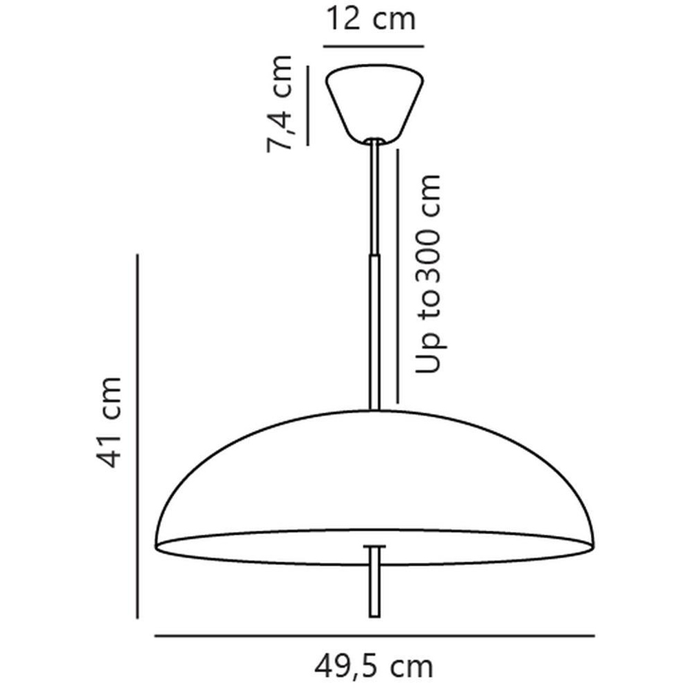 Nordlux Versale 50 Brown Pendant Light Image 6