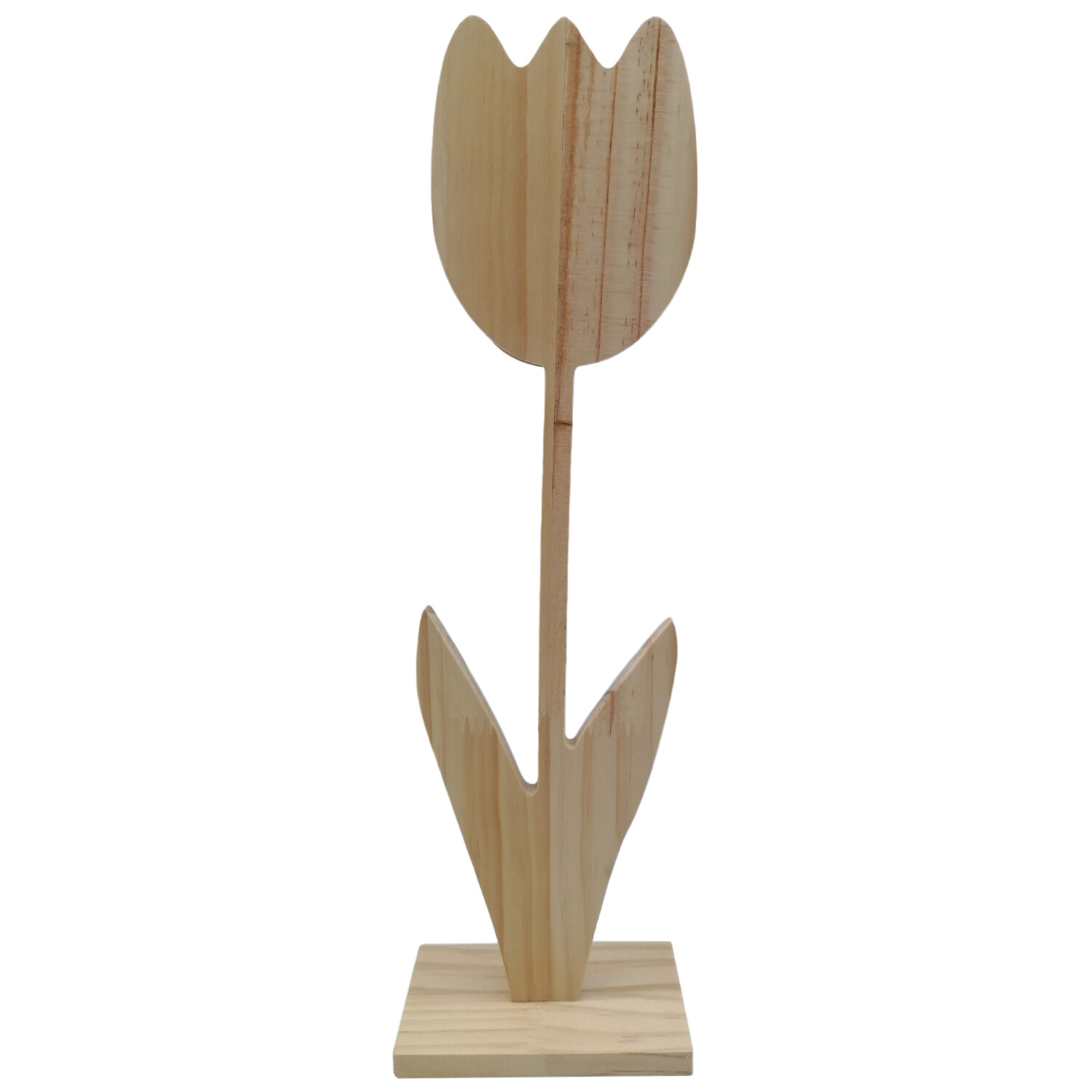 Standing Wooden Tulip - Natural Image 6