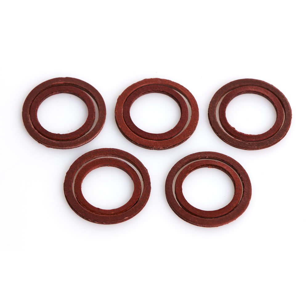 Wilko Fibre Tap Connector Washers 1/2in and 3/4in Wilko