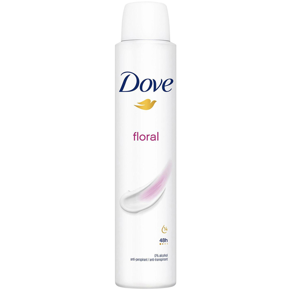 Dove Floral Sweat Protection Women Anti-Perspirant Deo 200ml 12 Pack Image 2