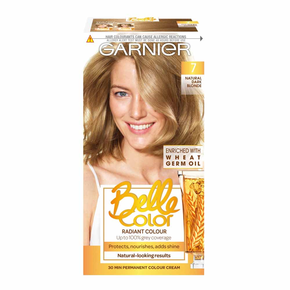 Garnier Belle Color 7 Natural Dark Blonde Permanent Hair Dye Image 1