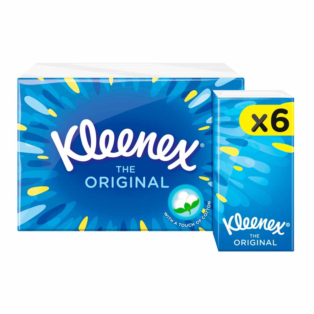 Kleenex Original Pocket Tissues 6 pack Image 2