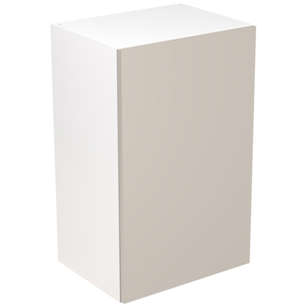Kitchen Kit Slab Standard Light Grey Wall Kitchen Cabinet Flatpack 450mm Image 1