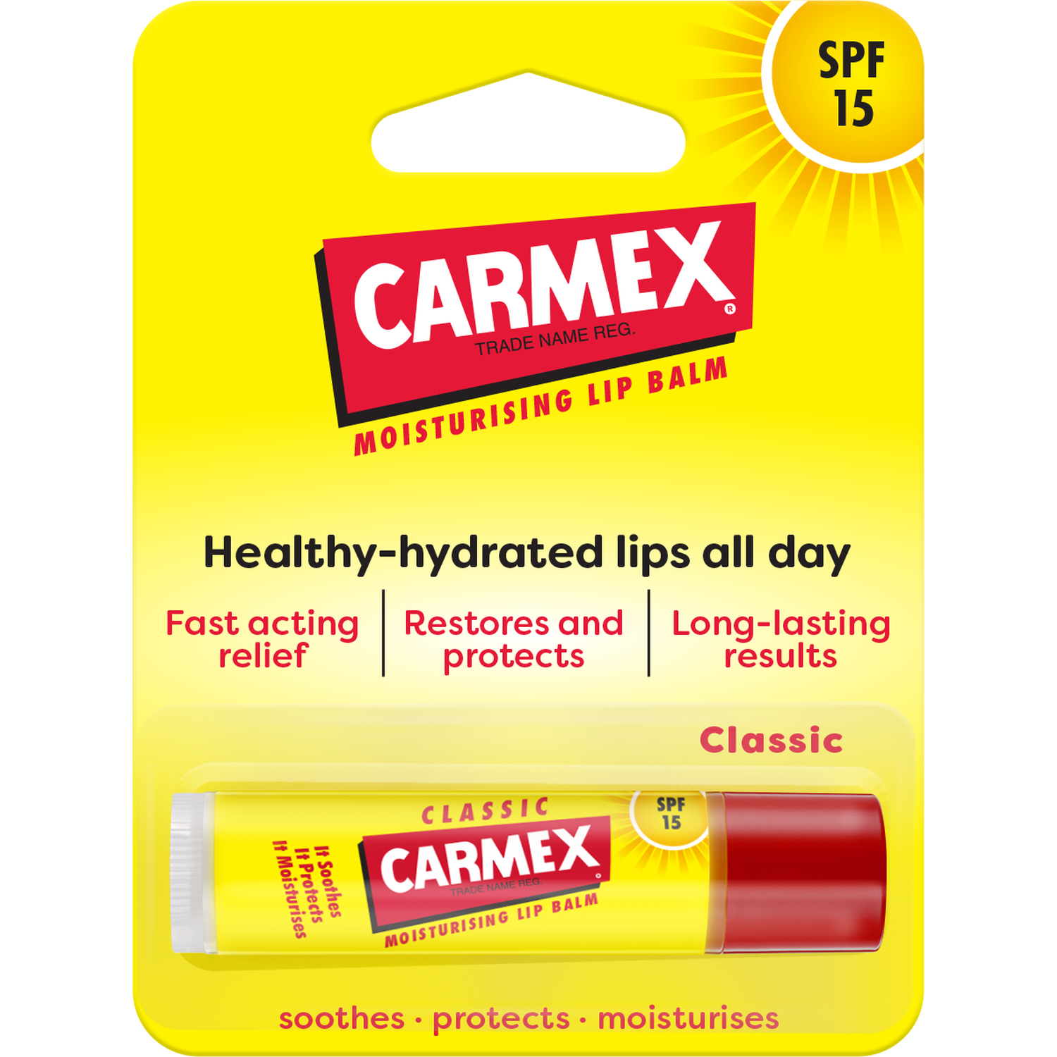 Carmex Lip Balm Stick - Yellow / Original Image
