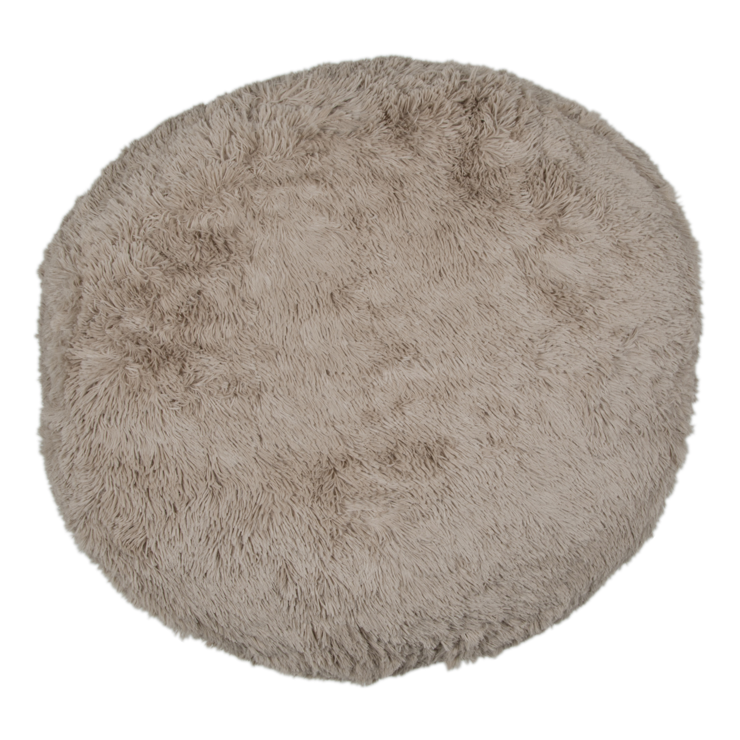 My Home Beige Plush Bear Floor Cushion Image 2