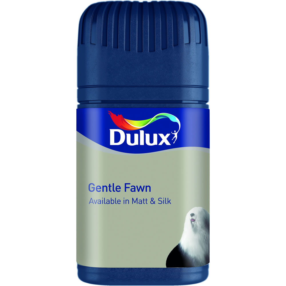 Dulux Gentle Fawn Matt Emulsion Paint Tester Pot  50ml Image 1