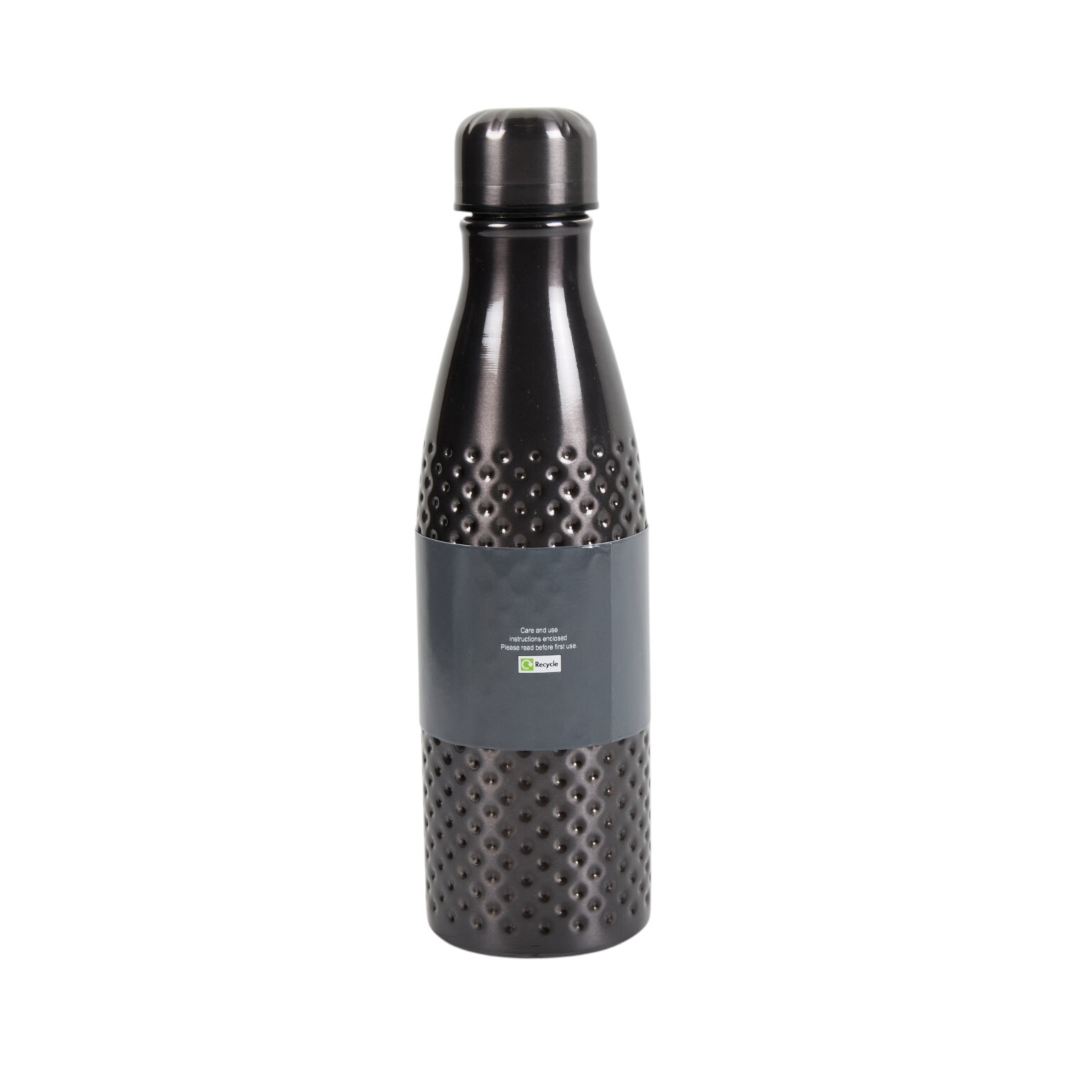 Nitro Metallic Stainless Steel Vacuum Water Bottle Black Image 2