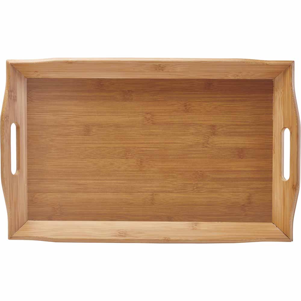 Wilko Bamboo Tray Wilko