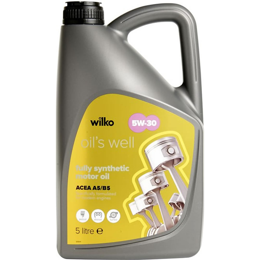 Wilko 5L 5W30 Fully Synthetic Motor Oil Image