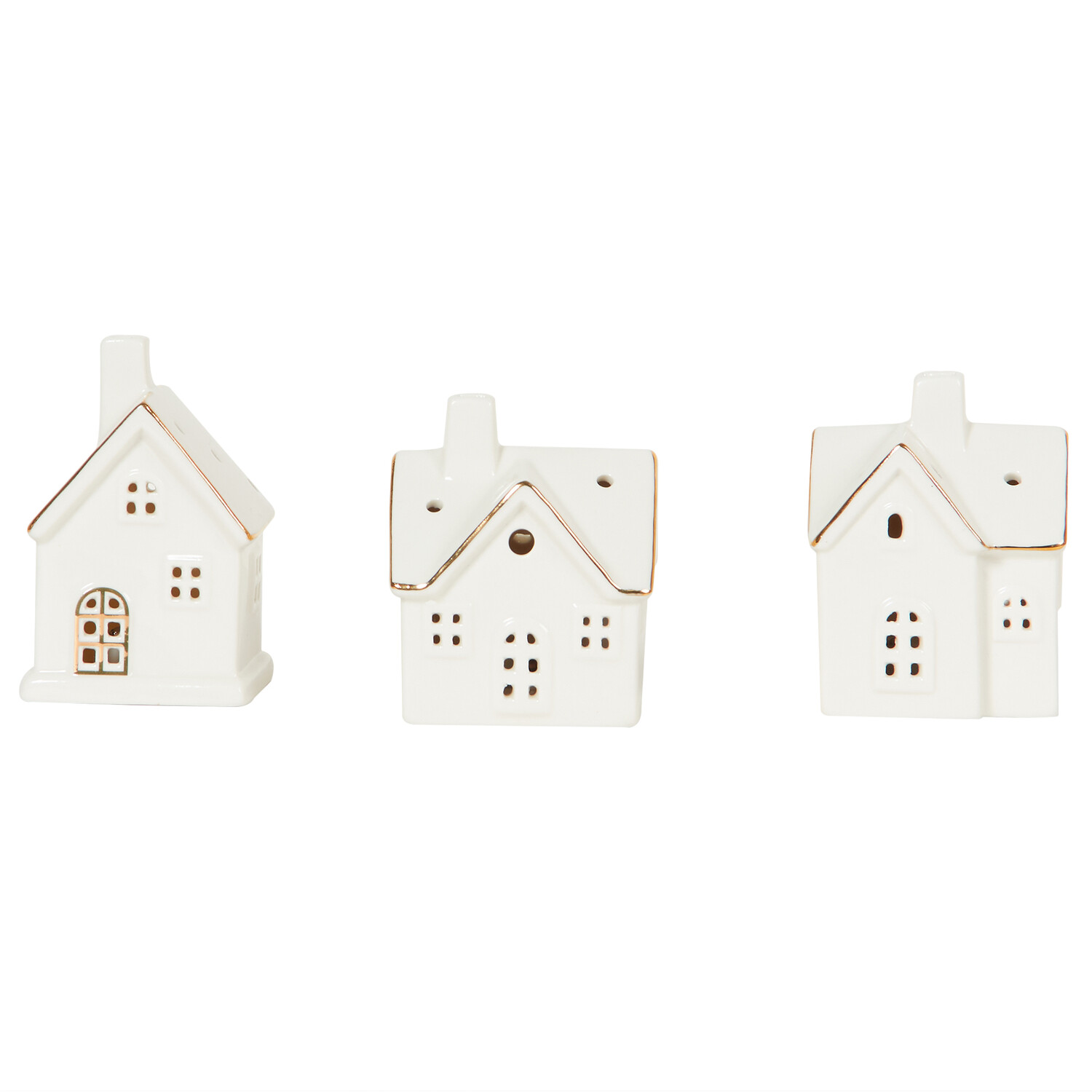 Set of 3 LED Houses Image 1