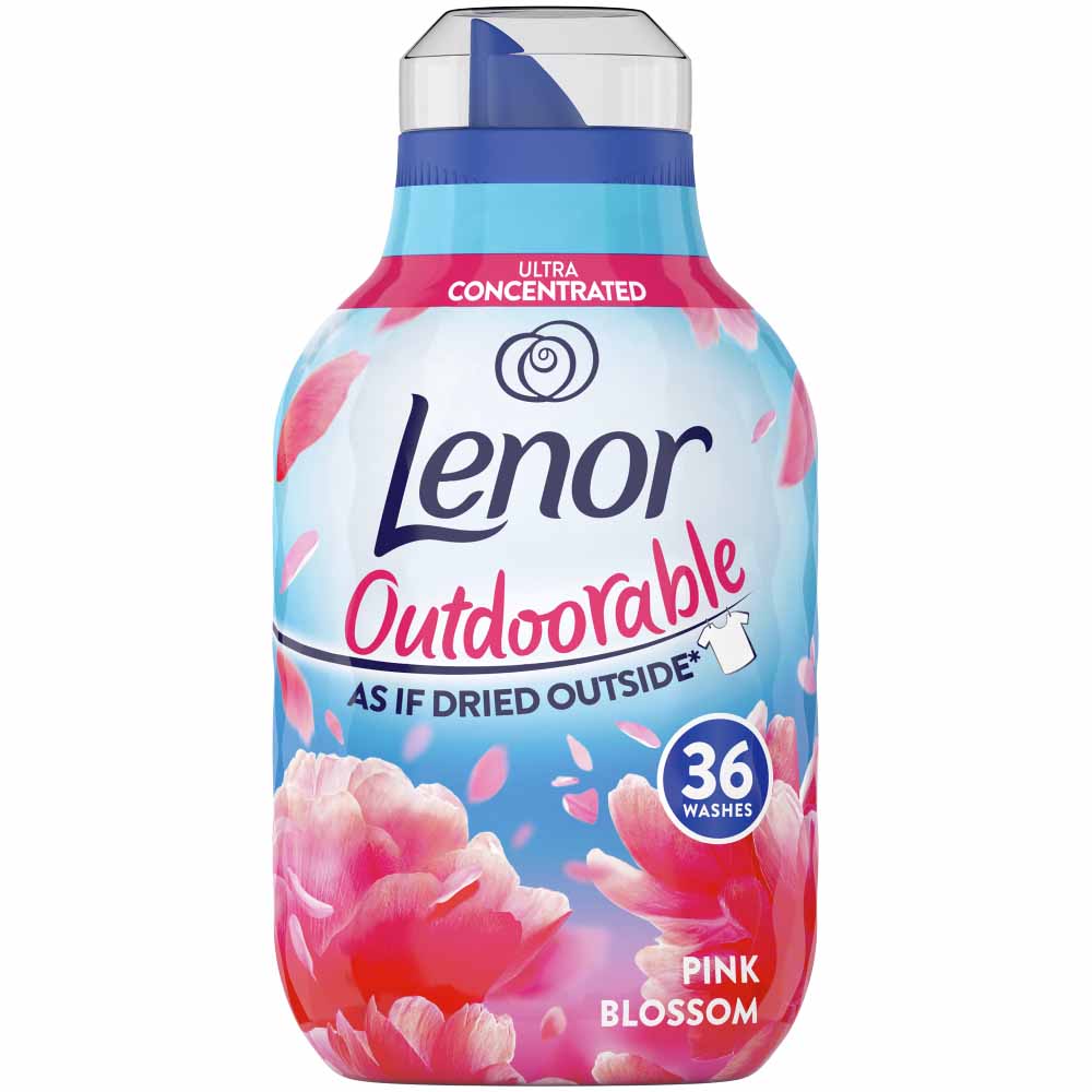 Lenor Outdoorable Pink Blossom Fabric Conditioner 36 Washes 504ml Image 2