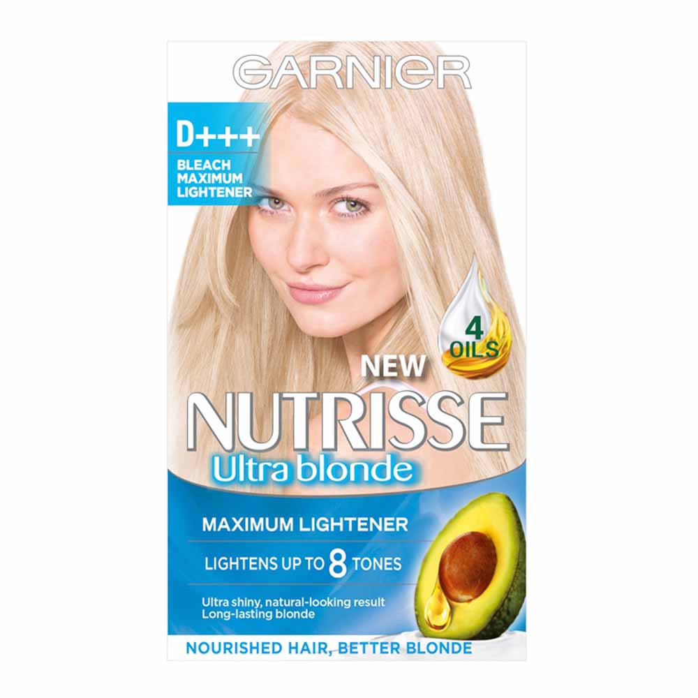 Garnier Nutrisse D+++ Ultra Blonde Bleach Maximum Lightener Permanent Hair  Dye | Wilko