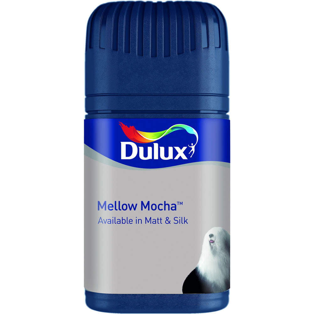 Dulux Mellow Mocha Matt Emulsion Paint Tester Pot  50ml Image 1
