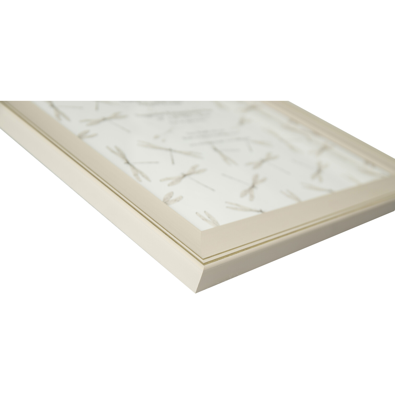 Hallie Neutral Gold Edged Frame Neutral 14 x 11in Image 4