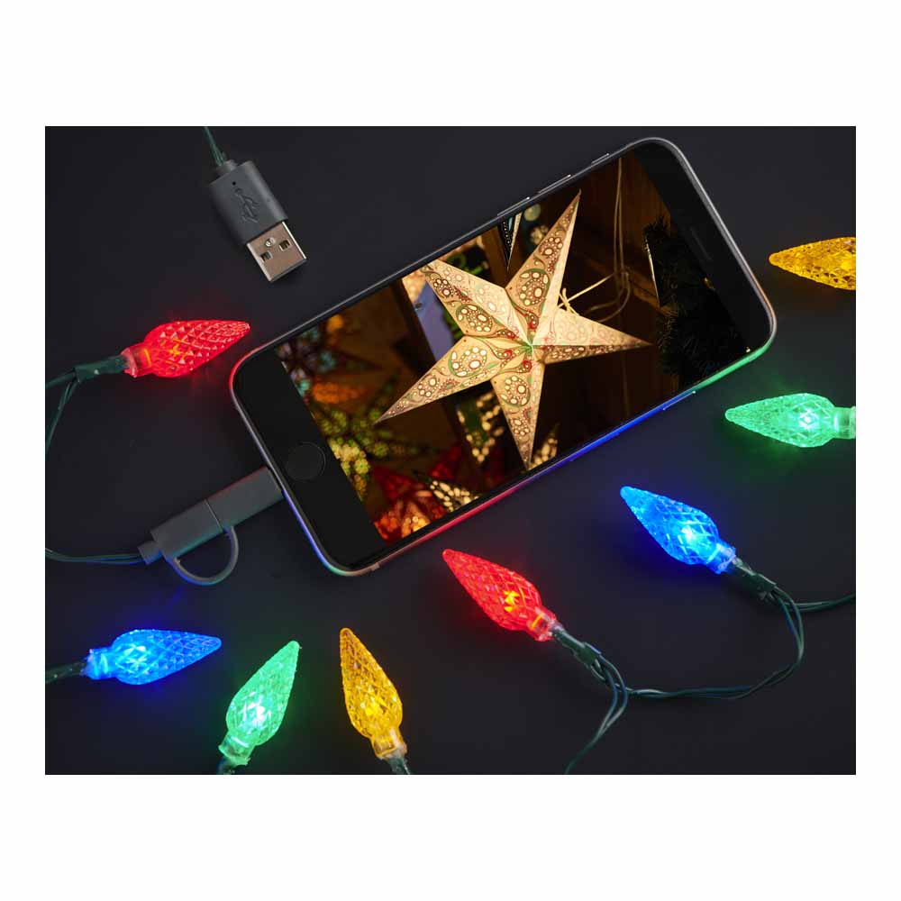 Gimmiz Phone Charger Xmas Lights Image 3