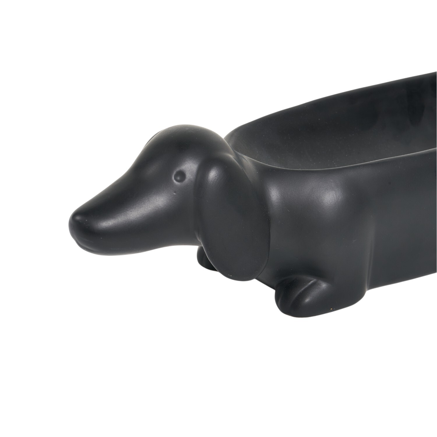 Sausage Dog Trinket Bowl Black Image 3