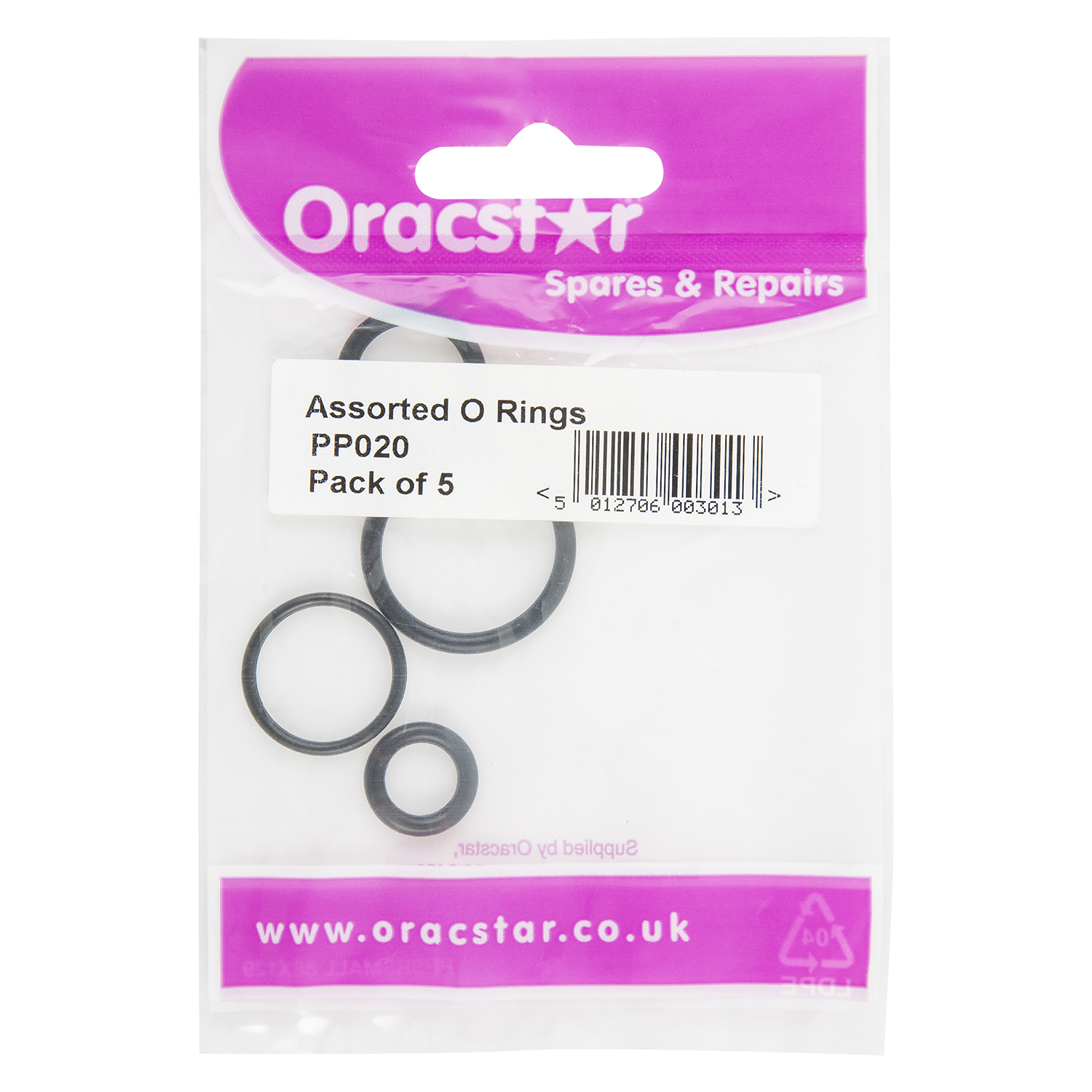 Oracstar Assorted O Ring 5 Pack Image