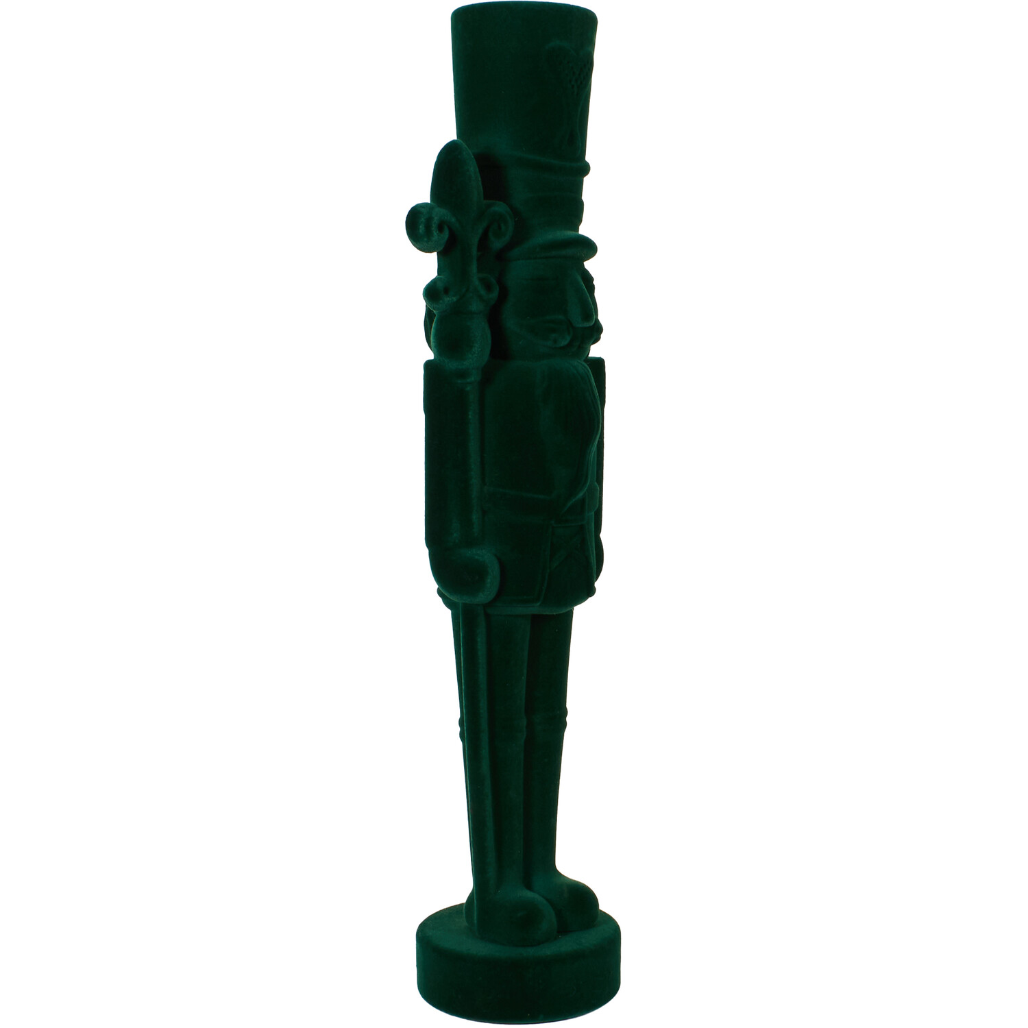 Flocked Nutcracker Image 4
