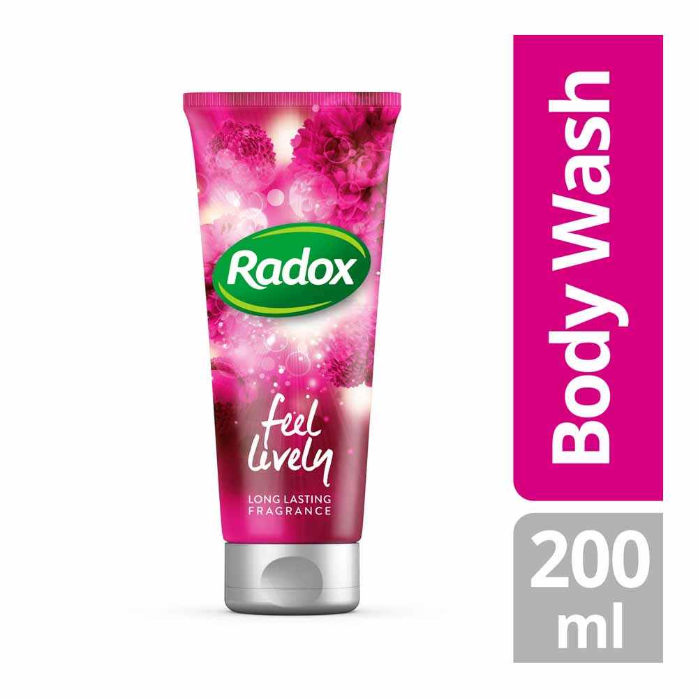 Radox 12H Scent TouchFeel Lively Body Wash 200ml Image 1