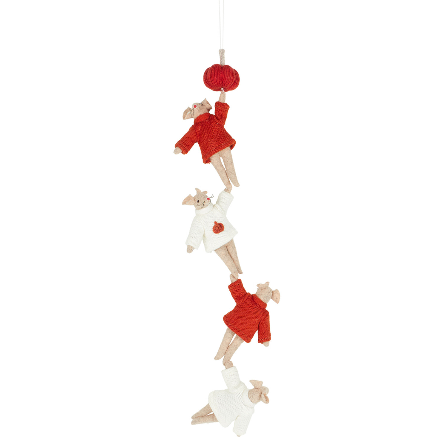 Autumn Hanging Mice Image 1