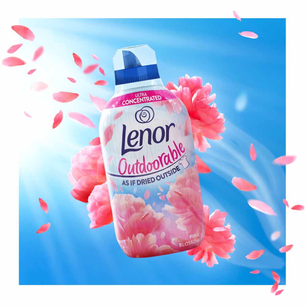 Lenor Outdoorable Pink Blossom Fabric Conditioner 60 Washes 840ml Image 7