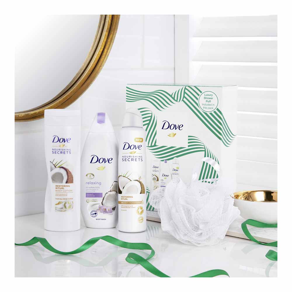 Dove Relaxing Care Trio Gift Set Image 4