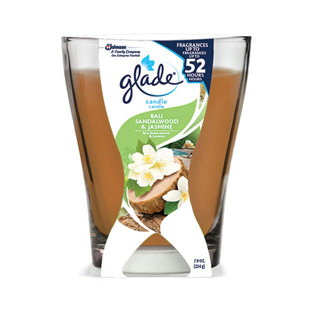 Glade Candle Bali & Sandalwood 8oz Wilko
