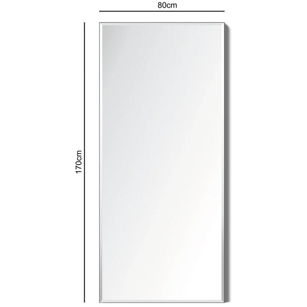 HGD Lugano Frameless Full-Length Rectangular Mirror 170 x 80cm Image 5