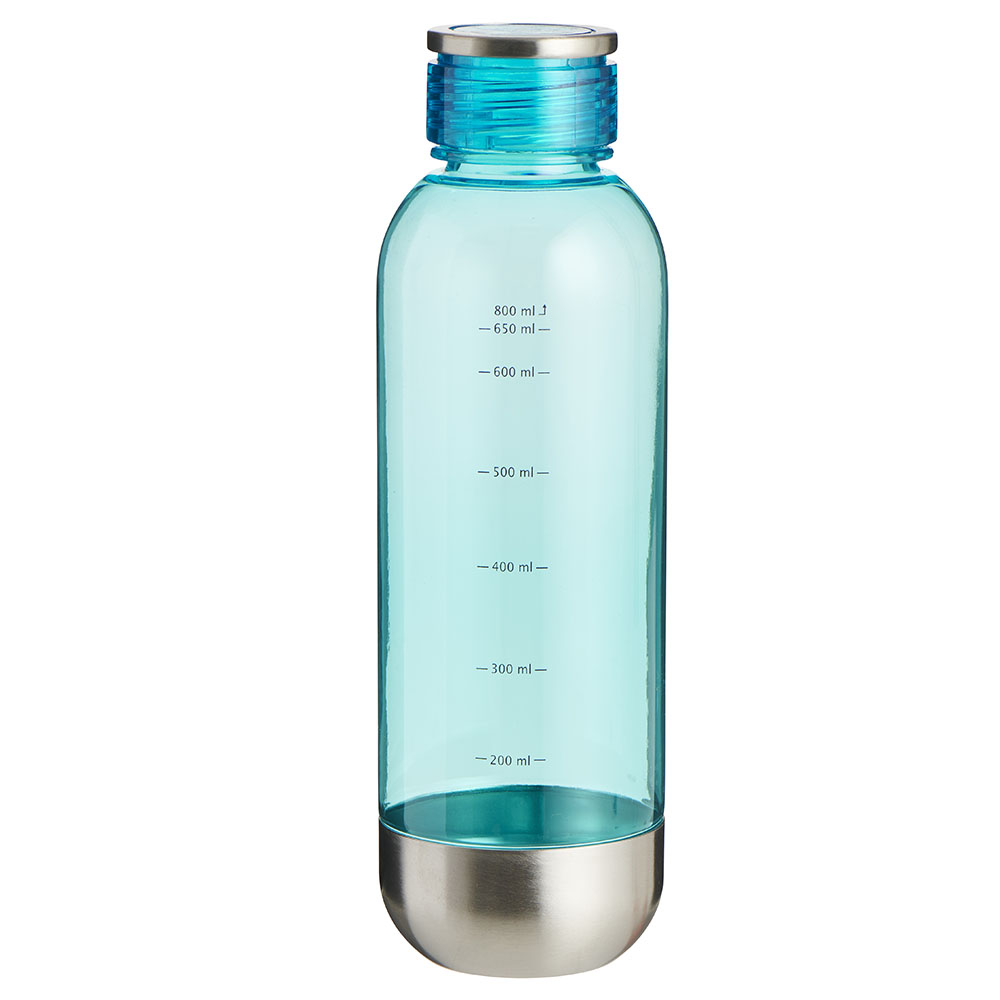 Wilko 800ml Blue Water Bottle Image 1