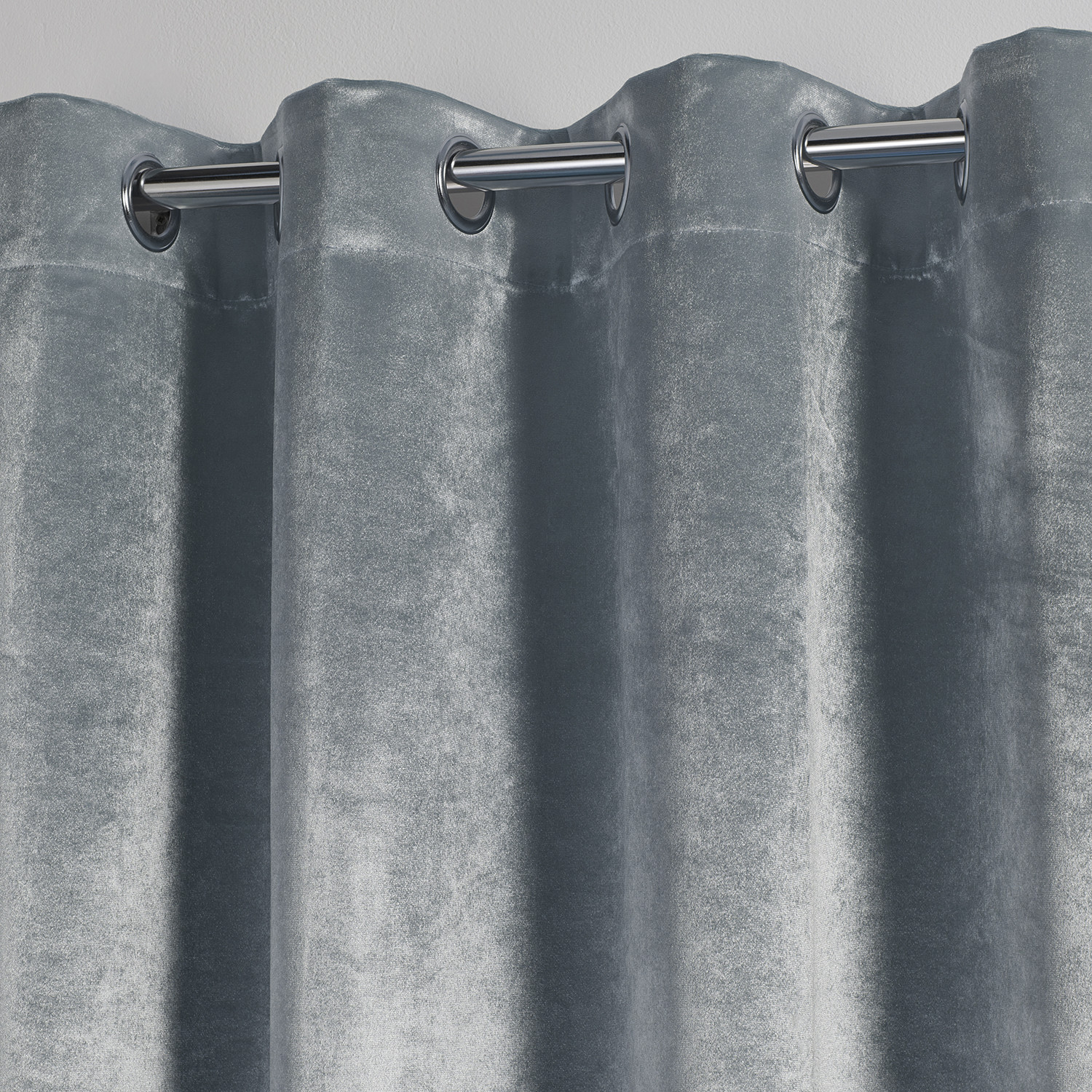 Belvedere Blackout Curtains - Silver / 168cm / 229cm Image 3