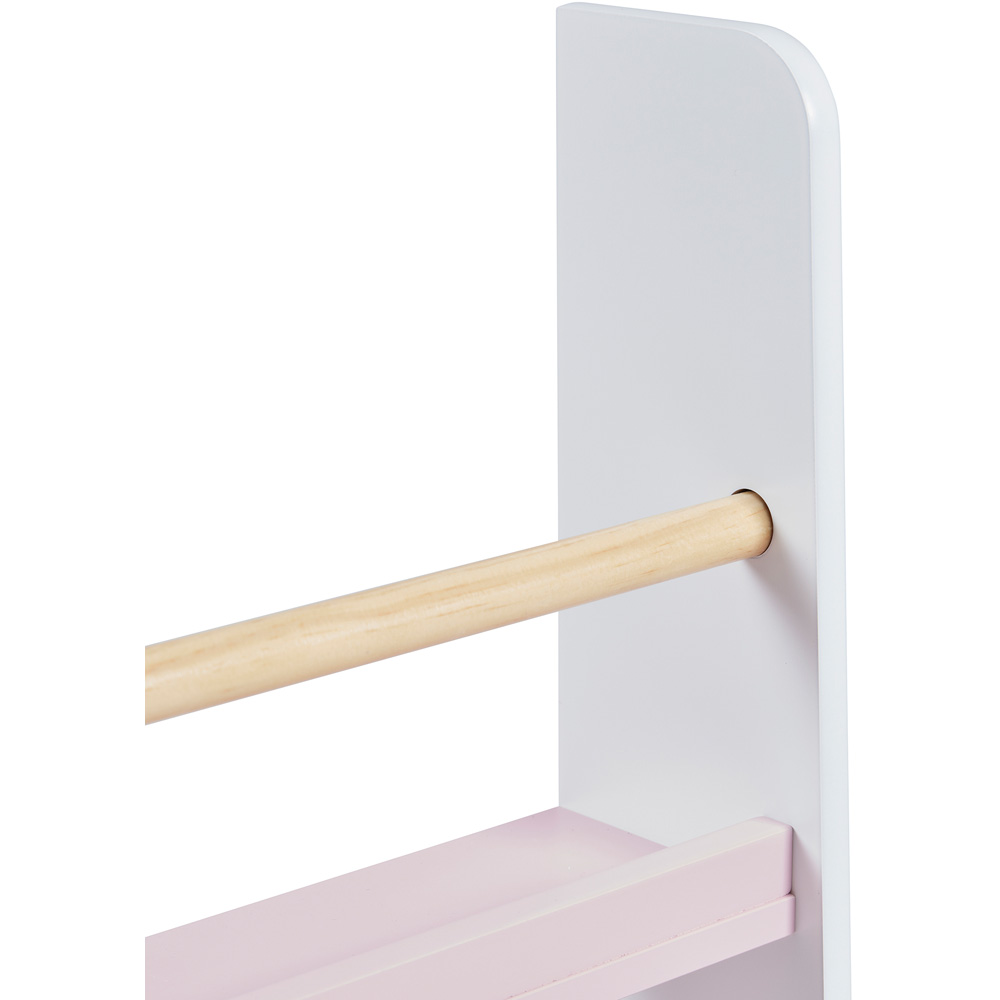 Liberty House Toys Rainbow Table and Chair with Pink Bookshelf Set Image 3