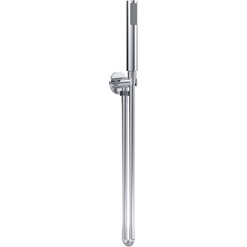nuie Chrome Outlet Elbow Parking Bracket Flex and Handset Image 1