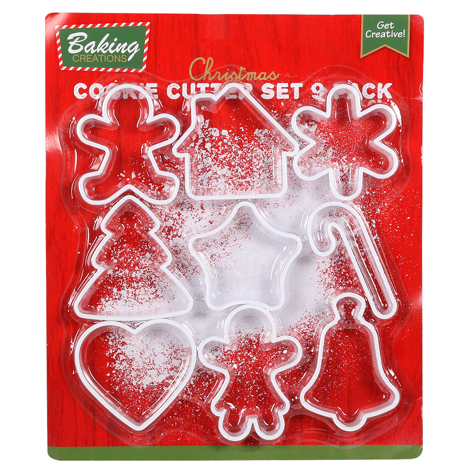 Baking Creations Christmas Cookie Cutters 9 Pack Image