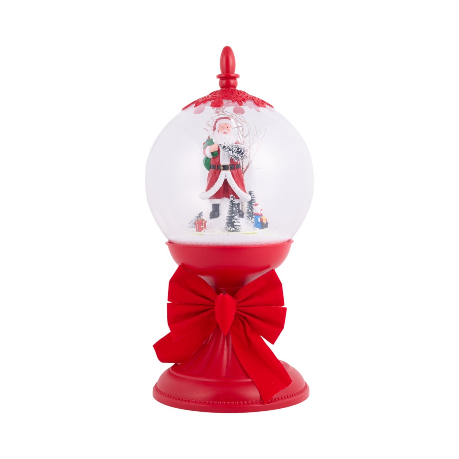 Snowing Table Lamp Red Image 3