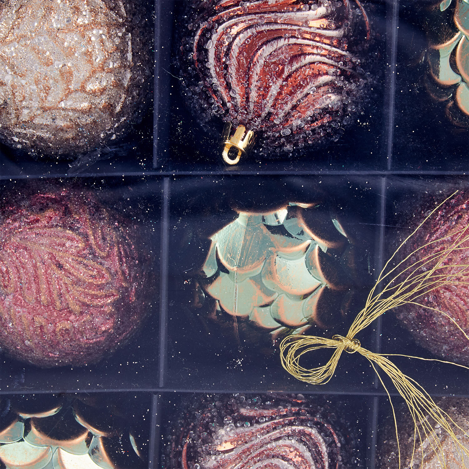 Set of 9 Blushing Ballroom Bauble Pack - Pink Image 3