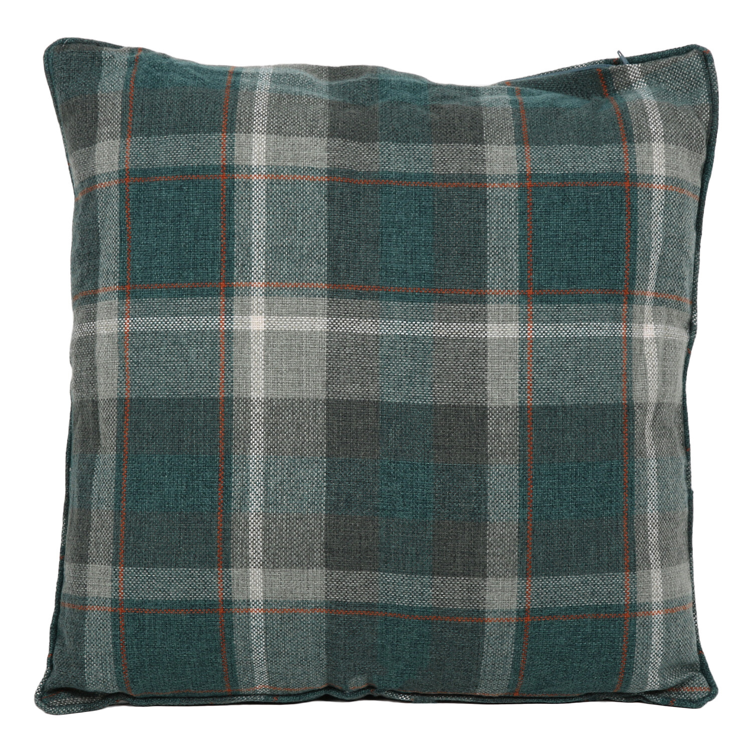 Highbury Check Cushion - Dark Green / 45cm Image 1