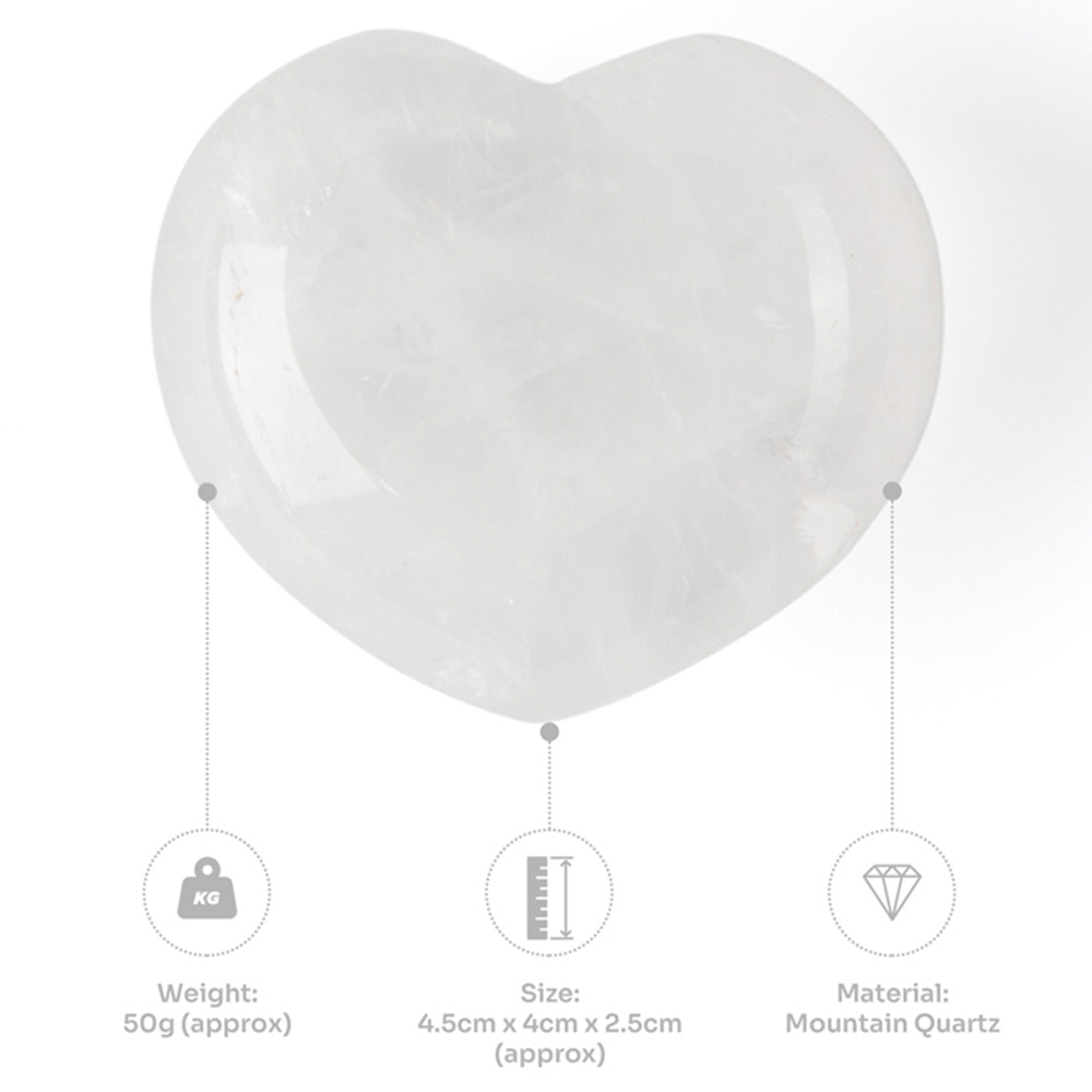 Myga Mountain QuartzHealing Crystal Hearts Image 4