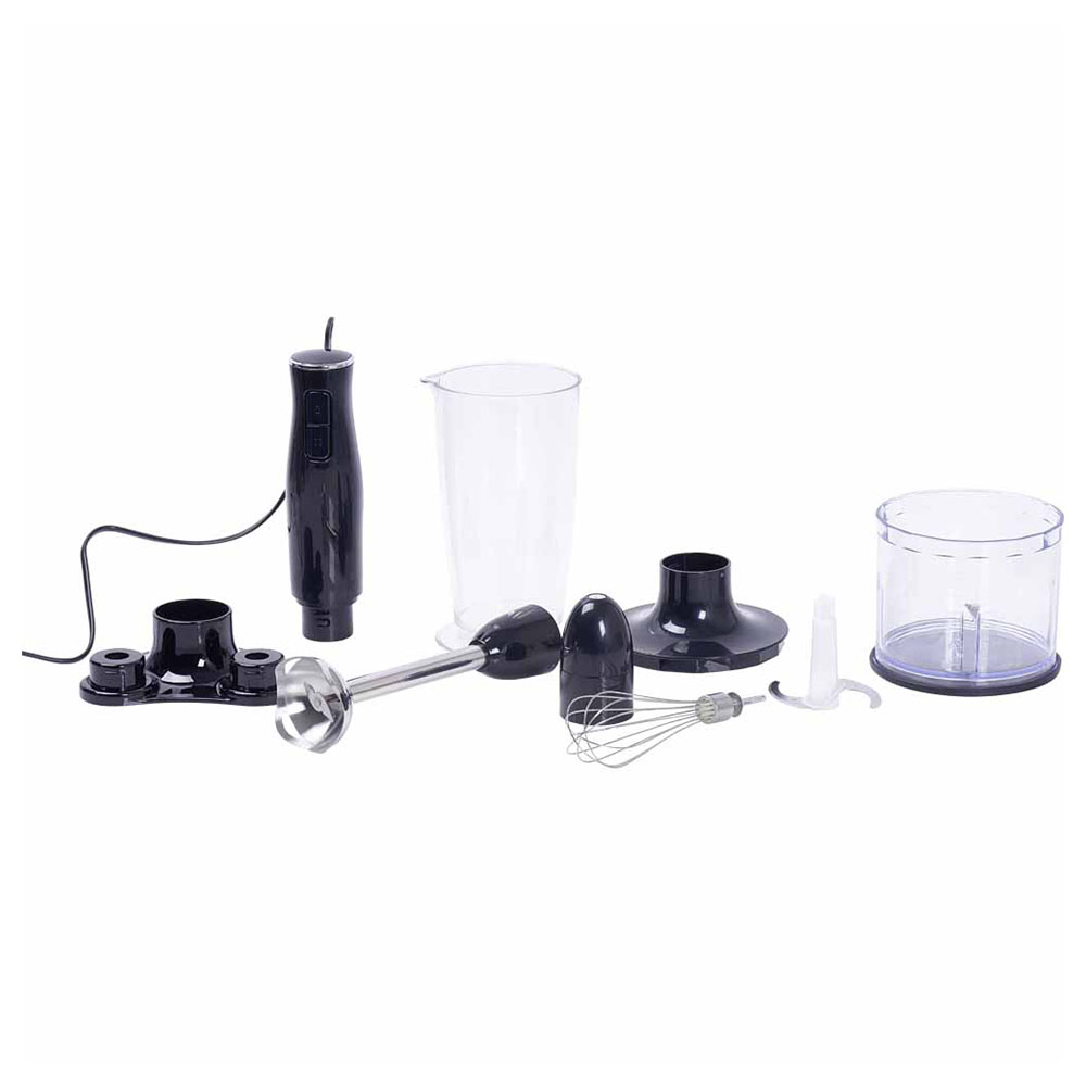 Wilko Black Hand Blender Set Wilko