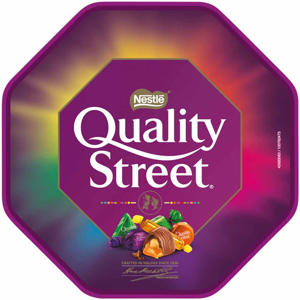 Quality Street Tub Chocolate Toffee & Cremes 600g Image 1