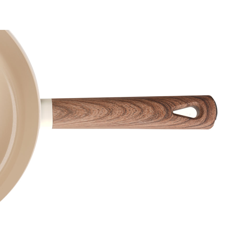 Baker's Secret 24cm Cream Wooden Handle Frying Pan Image 7