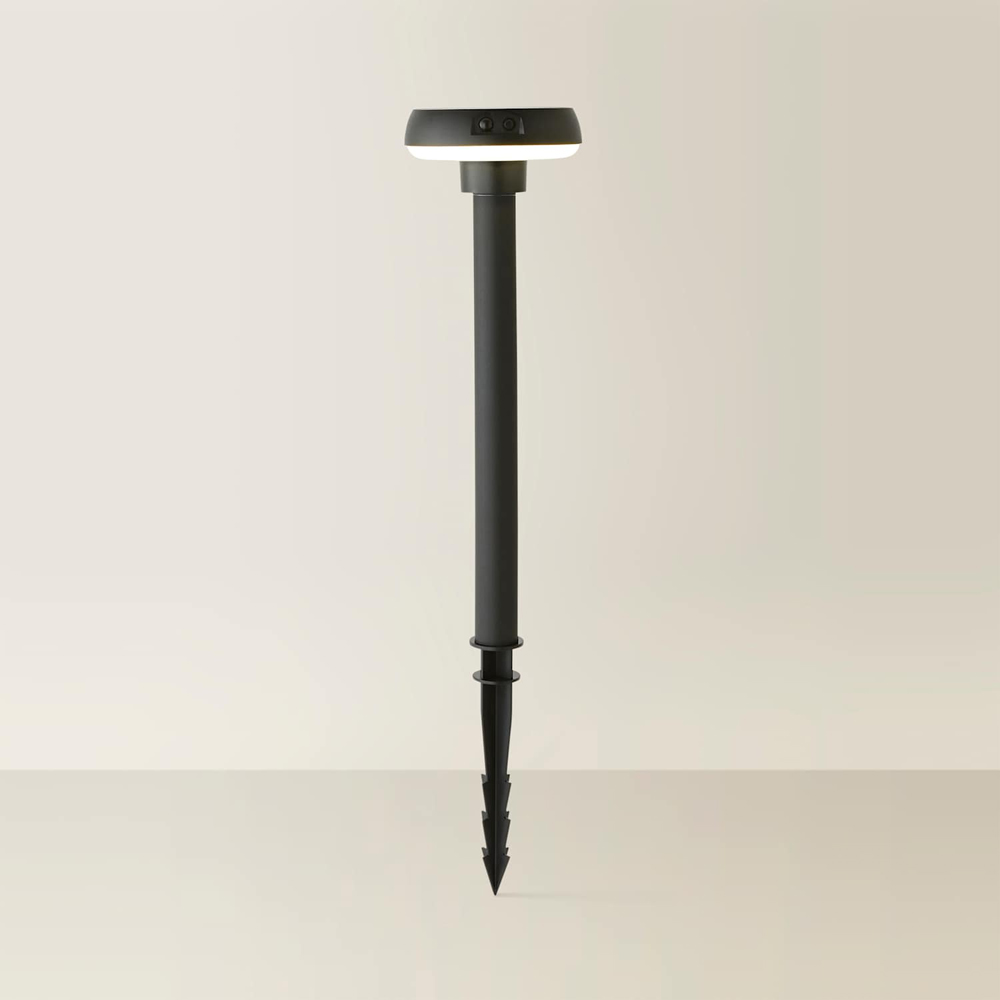 ValueLights Matte Black Solar LED Outdoor Spike Light with PIR Motion Sensor Image 4