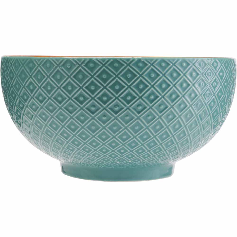 Wilko Mezze Large Bowl Turquoise Image 1