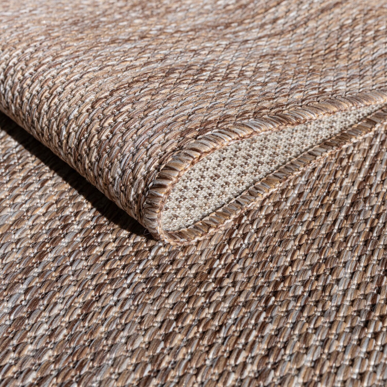 Alicante Indoor and Outdoor Rug Almond 120cm Image 3