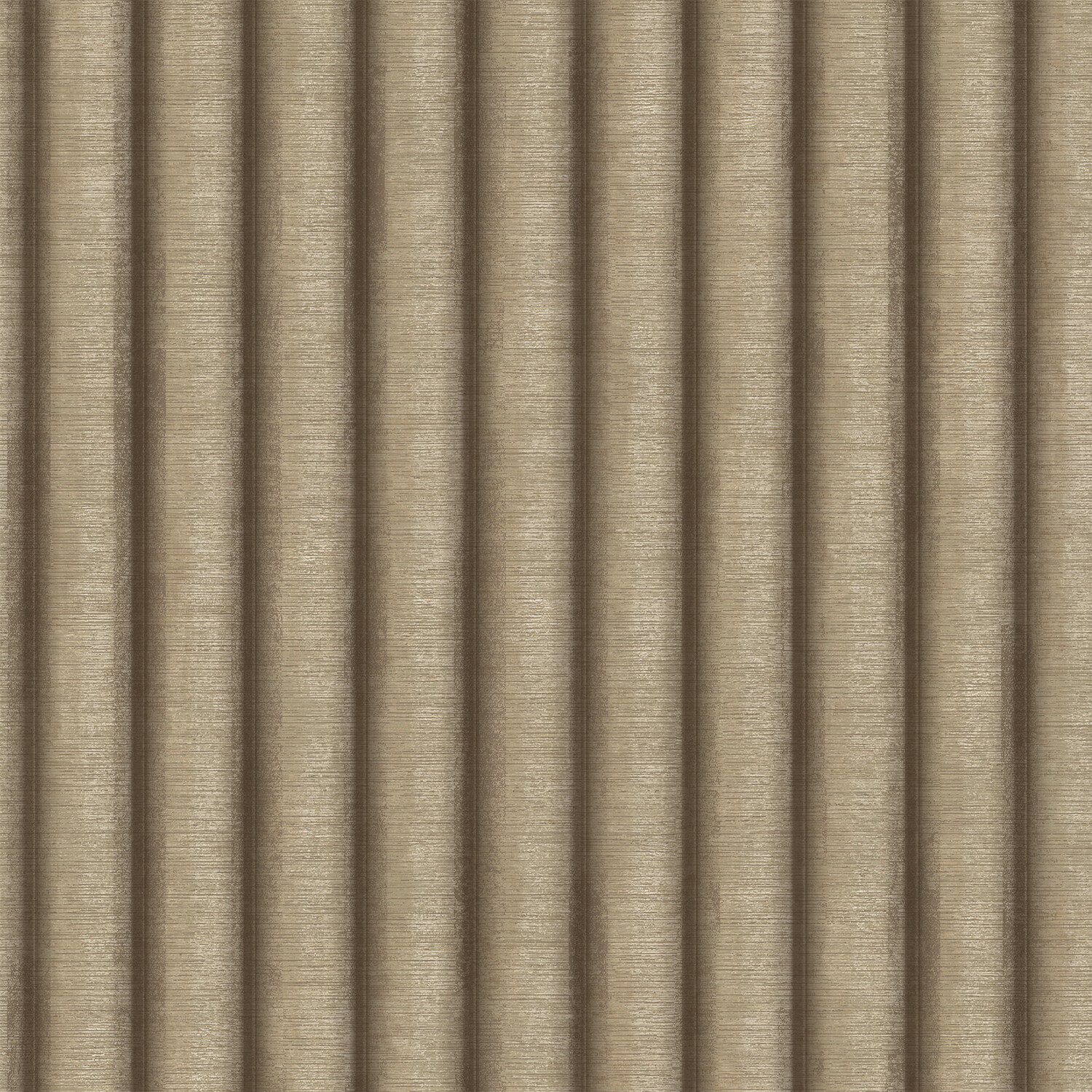 Guilded Stripe Wallpaper - Bronze Image 1