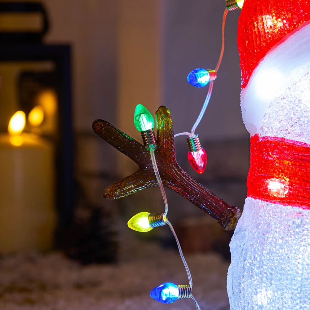 Acrylic Christmas Snowman Decoration Image 4