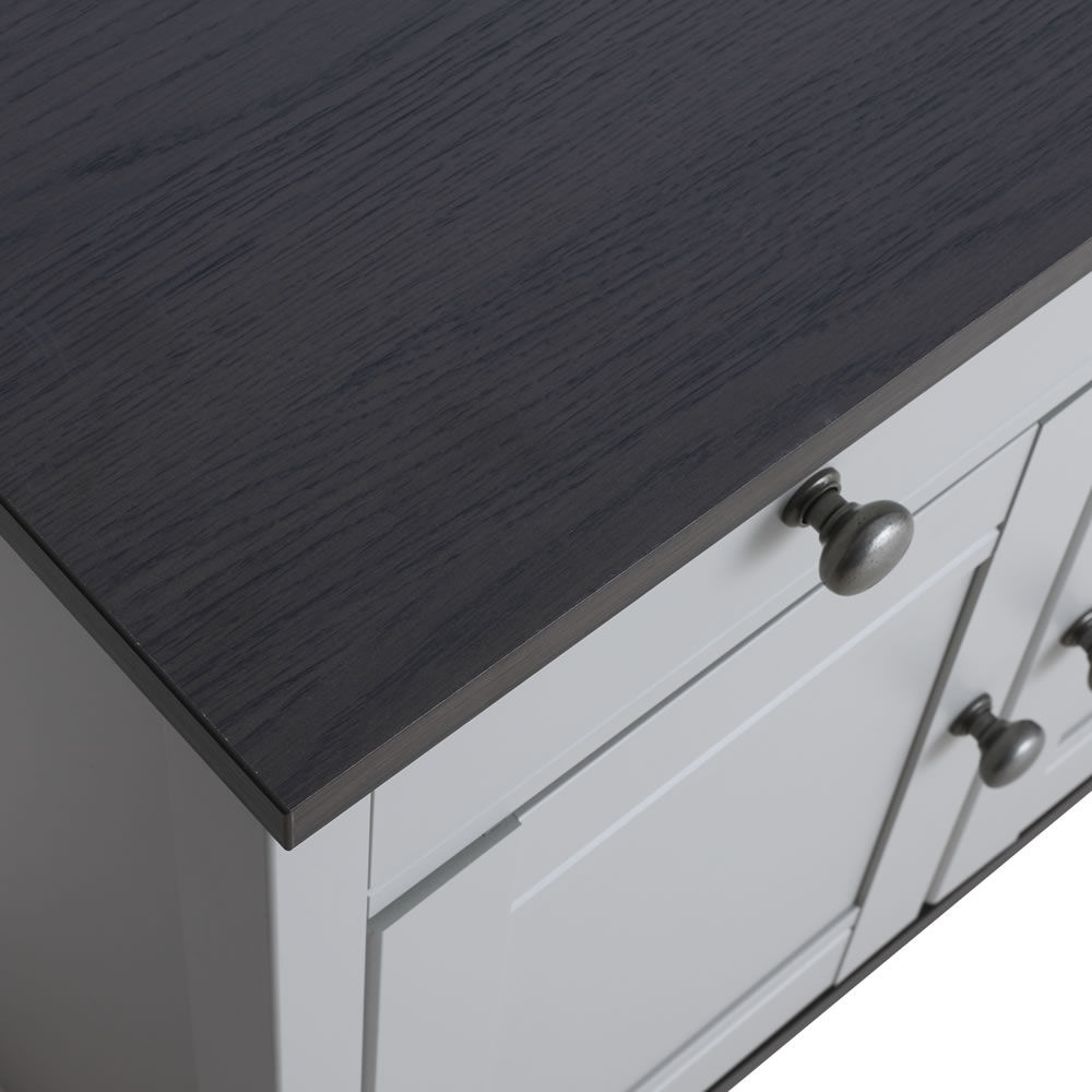 Clovelly Compact Grey Sideboard Image 5