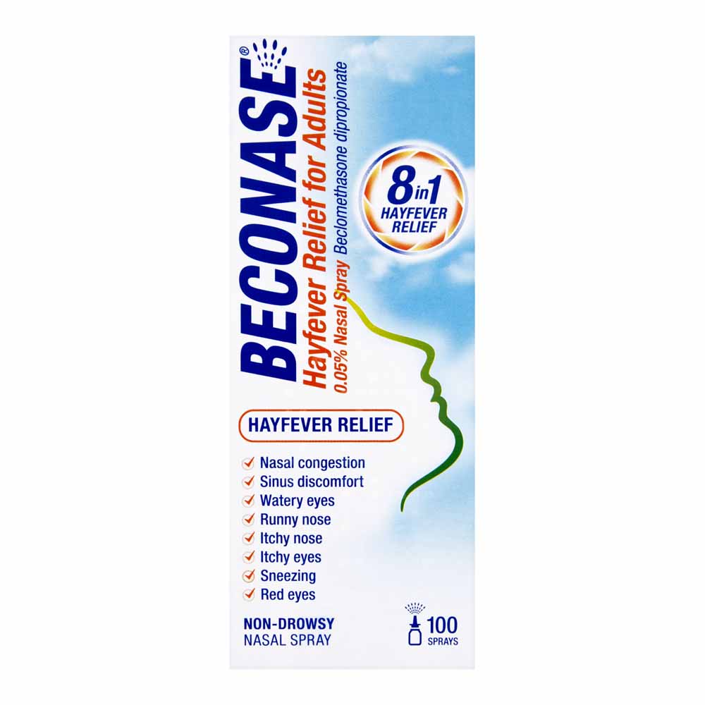 Beconase Allergy Relief Spray 100 Sprays Image 1