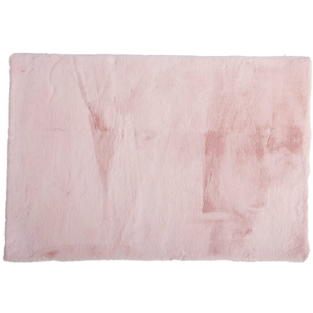 Blossom Lux Rabbit Faux Fur Rug 100 x 150cm Image 1
