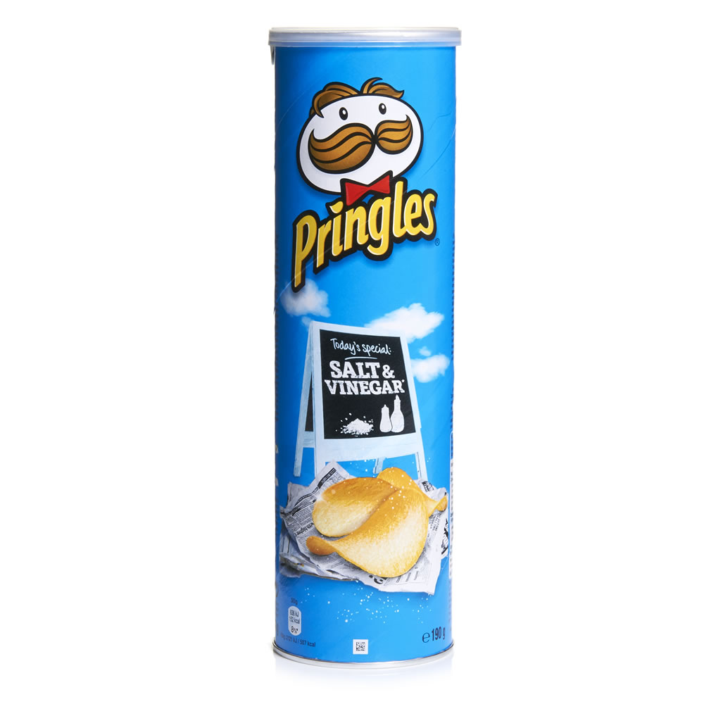 Pringles Salt and Vinegar 200g Image